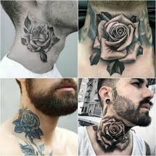 Flower tattoos look awesome on both men and women. Pin On Neck Tattoo Men
