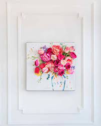 I've always got flowers on the brain! 3 D Floral Canvas Wall Art Martha Stewart