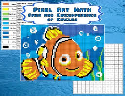 Returns metadata of the pixel geometry. Pixel Art Math Area And Circumference Of Circles Nemo By Jstalling