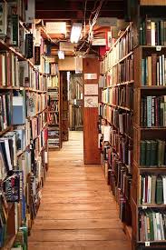 Love Walking Through Book Stores With Hard Wood Floors And Dim Over Head Lighting With Images Powells Books Bookshelves Bookshop