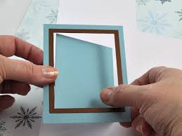 How to assemble a complex shaker card. Falling Snow Holiday Shaker Card Hgtv