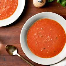 Roasted Tomato Basil Soup Recipe In 2020 Roasted Tomato Basil Soup Tomato Basil Soup Recipe Tomato Basil Soup