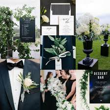 Black And Green Wedding Ideas Black And Green Wedding Theme In 2020 Black And White Wedding Theme Green Themed Wedding White Wedding Theme