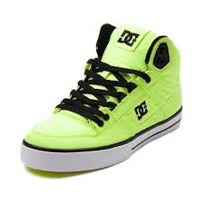 Black And Green Dc Shoes Dc Spartan Hi Skate Shoe In Neon Lime At Journeys Shoes Available For Shipment In June Pre Order Yours Today Dc Shoes Skate Shoes Shoes