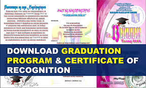 Free to download and print. Download Graduation Program Certificate Of Recognition