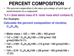 First, determine the mass of each of the. Ppt Percent Composition Powerpoint Presentation Free Download Id 671162