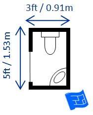 Bathroom Dimensions Bathroom Dimensions Small Toilet Powder Room Small