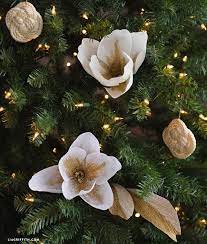 I used about 260 ft of ribbo. Heavy Crepe Paper Magnolia Blooms Lia Griffith