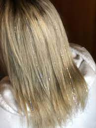 Hair Sparkles Hair Tinsel On Blonde Hair Hair Styles Hair Tinsel Fairy Hair