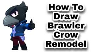 In this guide, we featured the basic strats and stats, featured star power & super attacks! How To Draw Brawler Crow Remodel Brawl Stars Step By Step Youtube