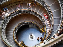 Temporary handrails stretching their legs out around 250,000 square feet. 8 Of The Most Beautiful Museum Staircases In The World Architectural Digest