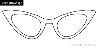 Vorlage und anleitung zum basteln einer fingerpuppe aus papier. Brillen Clipart Ausmalbilder Und Malvorlagen