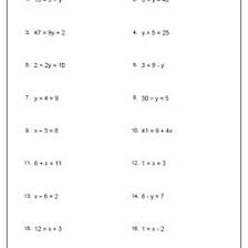Solving equations worksheets & solve linear equation worksheet from solving for a variable worksheet , source: Pre Algebra Worksheets On Isolating Variable