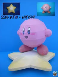 Kirby On Warpstar Papercraft By Papercraft Paper Crafts Kirby Paper Toys