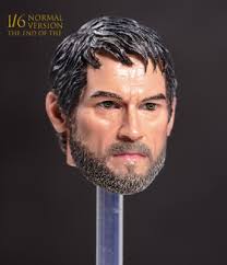 1:6 The Last of Us Joe Head Sculpt Craved For 12" Male Action Figure Body  Toys