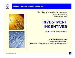 Tax incentives can be granted through income exemption or by way of allowances. Investment Incentives