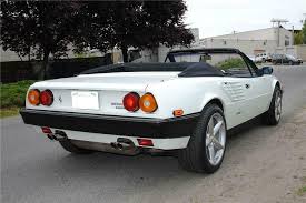 This increase in power made it an even more exclusive car than before: 1985 Ferrari Mondial Convertible