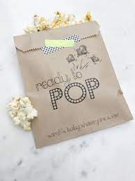 Ready To Pop Baby Shower Favor Bags Baby Shower Collection Etsy Baby Shower Favor Bag Pop Baby Showers Simple Baby Shower
