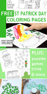 Get crafts, coloring pages, lessons, and more! 22 Free St Patrick Day Coloring Pages Printables Christ Centered Holidays