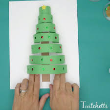 How To Make A Fun 3d Paper Christmas Tree Craft With Construction Paper Christmas Tree Crafts Christmas Arts And Crafts Construction Paper Crafts