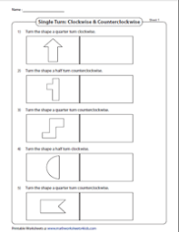 What is rotation, how to rotate a figure around a fixed point using a compass and protractor we usually measure the number of degrees of rotation of a shape in a counterclockwise direction. Rotation Worksheets