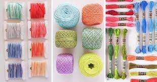 Embroidery floss comes in all the shades of the. Types Of Hand Embroidery Thread Https Etmdesigns Eu From Cotton Floss To Floche