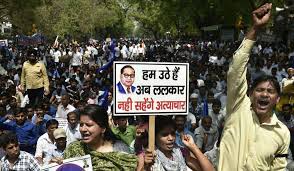 Bharat bandh called by several dalit organisations over the alleged dilution of scs/sts (prevention of atrocities) act disrupted normal life across several parts of india as protesters also read | sc, st act: Aug 9 Bharat Bandh Nda Ally Warns Modi Govt Of Intense Protests The Week