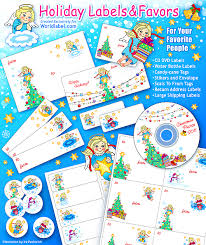 Printable christmas food labels, baked with love christmas gift tags, christmas food tags. Holiday Christmas Labels Tags With Angels Flavor Templates Free Printable Labels Templates Label Design Worldlabel Blog