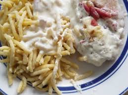 Blancs De Poulet A L Alsacienne Recette En 2020 Recettes De Cuisine Blanc De Poulet Et Recette Blanc De Poulet