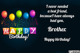 Birthday Message To A Dear Friend And Brother Inspirational Birthday Quotes Images With Cute Wishing Messages Motivationa Birthday Wishes For Brother Brother Birthday Quotes Birthday Quotes Inspirational