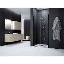 Porte De Douche Battante 100 Cm Transparent Neo Sensea Porte De Douche Porte De Douche Pivotante Et Douche