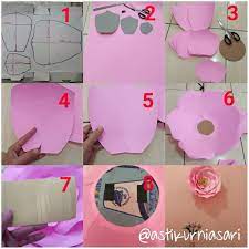 4 trik kreatif dengan hiasan dinding dari karton bingkai cermin dari karton gulungan tisu. Diy Cara Membuat Hiasan Bunga Dari Kertas Karton Bunga Kertas Diy Bunga Kertas Bunga