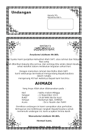 Undangan digital website online gratis. Download Pdf Contoh Surat Undangan Tahlil 40 100 1000 Hari Haul Doc 9n0k33q1qx4v