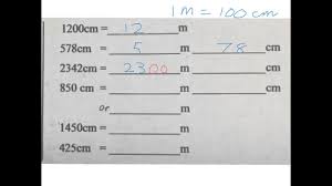 How much are 9 inches in centimeters? Conversions 2 Of Length Grade 4 Mm Cm M Km Mathdou Youtube