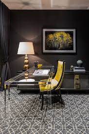Pin By Kevin Fuller On Interior Design Changing Weekly Gray Home Offices Home Office Design Home Interior Design
