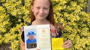 Schoolgirl receives Queen's letter day after Her Majesty's passing