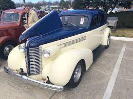 Blue Creme Car Car Show Car Antique Cars