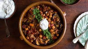 Fried Eggplant With Chickpeas And Mint Chutney Recipe Recipe Vegetarian Recipes Vegetable Recipes Recipes