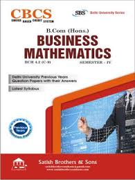 Du B Com Hons 4th Semester Business Mathematics Question Paper Question Paper Mathematics This Or That Questions