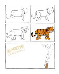 Tijger Tekenen Met Kleuters Dieren Tekenen Dierentuin Knutselen Dierentuindieren