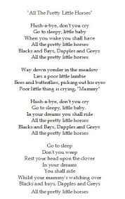 In Your Dreams You Shall Ride All The Pretty Little Horses Baby Songs Nursery Rhymes Songs Beautiful Words