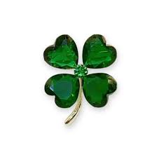 clover brooch