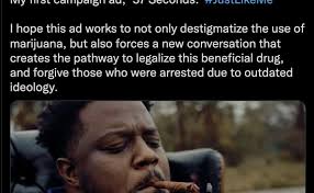 Gary Chambers' new pot-smoking campaign ad in Senate race goes viral with  old tactics