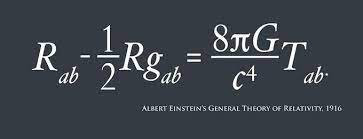 Albert Einstein S General Theory Of Relativity 1916 Theoretical Physics Physics And Mathematics Einstein