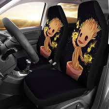 Baby Groot Car Seat Covers 2 Car Seat Cover Sets Car Seats Baby Groot