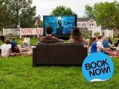 Backyard movie night for your family and friends! Backyard Movie Nights Backyard Movie Rentals By Gooutdoormovies
