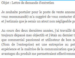 Lettre de réponse favorable à une demande de stage. Lettre De Demande D Entretien Rh Emploi Vie Professionnelle