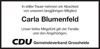 We did not find results for: Traueranzeigen Von Carla Blumenfeld Ok Trauer De