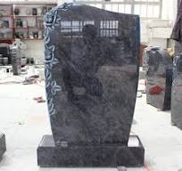 Excellent Artwork Orion Blue granite Grabstein - Headstone ...
