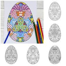 They are both delicious and beautiful! Adult Easter Colouring Pages Intricate Eggs Mum In The Madhouse